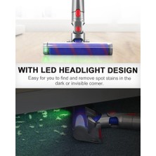 Chihiro586 - 9278 Dyson V10 V8 V7 V11 V15 Için Fırça Doğrudan Tahrikli Elektrikli Süpürge Turbo Fırça, Halıları Temizlemek Için Hızlı Bırakma ile (Yurt Dışından)