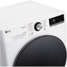 LG F4Y7ERPYW 11 kg Yıkama 6 kg  1400 Devir Kurutma Aı Dd™ Beyaz Renk Kurutmalı Çamaşır Makinesi