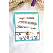 Emtory Home 10 Adet Başarı Belgesi Kuşe Kartlı Emoji Bileklik lik Karne si