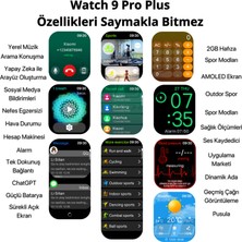 Seyu Watch Watch 9 Pro Plus Amoled Akıllı Saat Tüm Telefonlara Uyumlu