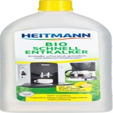 Heitmann Kahve Makinaları ve Sıcak Su Isıtıcıları Için Biyo Hızlı Kireç Çözücü Sıvı 250 ml