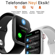 Seyutech Watch 9 Wear Max Amoled Siyah Akıllı Saat Iphone ve Android Tüm Telefonlara Uyumlu Akıllı Saat