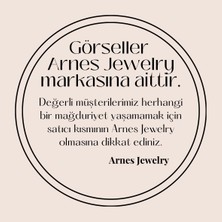 Arnes Jewelry Çelik Nazar Boncuklu Yoncalı Kolye