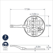 Nordic Ware Nordicware Gülen Yüzler Pancake Tavası