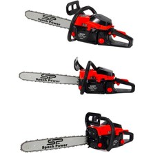 Spech Power Amerikan Teknoloji 7,9 Hp Çift Egzozlu 58 cc Magnezyum Karter Benzinli Ağaç Motoru