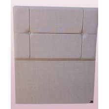 Bengi Ticaret Başlık 90331 DK Tek Kişilik 100'lık Sütlü Kahve Keten Kumaş Dilimli El Yapım