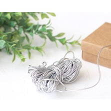 Emtory Home 5 Metre Dekoratif Simli Gümüş Monofil Paketleme Ipi