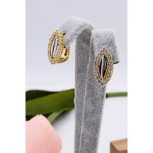 Latif Kuyumcu 14 Ayar Altın Küpe J Klips Kadın Küpe LKKP1284