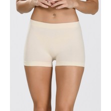 Intive Lingerie Nbb Kadın Dikişsiz Iz Yapmaz Şekillendirici Mini Şort/külot (Siyah, Ten Rengi, Beyaz)