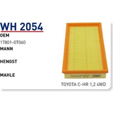 Wunder WH2054 Hava Filtresi - Toyota C-Hr 1,2 4WD