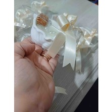 Opulent Accessories Deniz Kabuğu Mum 10 Adet,düğün,nişan,nikah,söz,kına Hediyelik,bebek Hediyelik,bebekmevlüd,hediyelik Mum