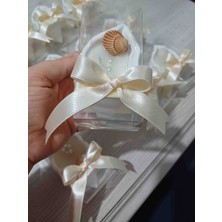 Opulent Accessories Deniz Kabuğu Mum 10 Adet,düğün,nişan,nikah,söz,kına Hediyelik,bebek Hediyelik,bebekmevlüd,hediyelik Mum