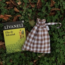 Sumicorn Design Kahve Pötikareli Çevre Dostu Bez Kese,keten Düzenleyici Kese,hediye Kesesi,makyaj Çantası,mini Cüzdan