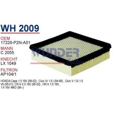 Wunder WH2009 Hava Filtresi - Honda Civic Euro 1.6 Ils