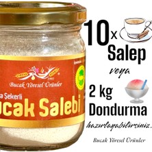 Bucak Yöresel Ürünler Bucak Salebi, 10 Fincanlık, Hakiki Bucak Salep+Şeker, 140 gr