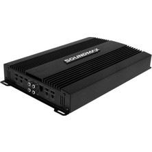 Soundmax SX-3200.4AB 4000W Bass Kontrollü 4 Kanal Oto Uyumlu Amfi ASP-SX-3200.4AB