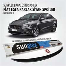 Sunplex Fıat Egea 2015-2020 Spoiler Piano Black