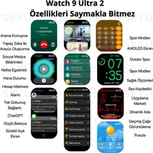 Seyu Watch Watch 9 Ultra 2 Amoled Akıllı Saat Tüm Telefonlara Uyumlu