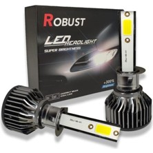 Robust H1 LED Xenon Far Ampulü Yeni Nesil Mini 8000 Lumen 36 Watt