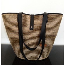 Home Decors By Özlem Hasır Çanta Plaj Çantası Omuz Çantası Deri Çanta %100 El Emeği Handmade Tasarım Tarz Yaz Moda Çanta