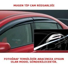 Sunplex Renault Fluence Cam Rüzgarlığı Mugen Tip