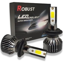 Robust H7 LED Xenon Far Ampulü Yeni Nesil Mini 8000 Lumen 36 Watt