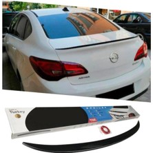 Mm Oto Opel Astra J Spoiler Piona Black Spoyler 2010 - 2015