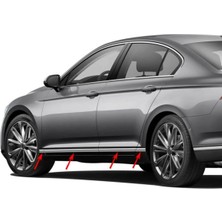 Oto Krom Details Vw Passat B8.5 - Yan Kapı Alt Çıtası Krom - 8 Prç.