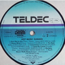 Hot Music Summer Disco Pop Tarz Vinly  Plak Alithestereo