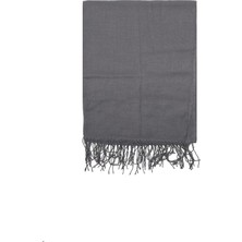 Naz İpek 2'li Set Pamuklu Viskon Paşmina Şal 180X70 cm Püsküllü Yüksek Kalite 150 gr