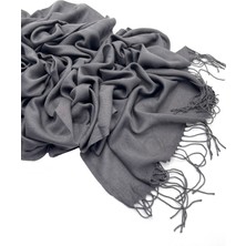 Naz İpek 2'li Set Pamuklu Viskon Paşmina Şal 180X70 cm Püsküllü Yüksek Kalite 150 gr