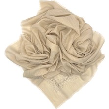 Naz İpek Taş Işlemeli Flamlı 7'li Set Yazma Gül Desenli Hediyelik Eşarp 100X100CM Dağıtmalık Toptan