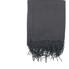 Naz İpek 2'li Set Pamuklu Viskon Paşmina Şal 180X70 cm Püsküllü Yüksek Kalite 150 gr