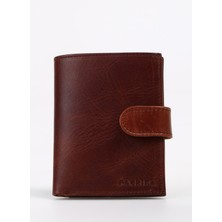 Fabrika Kahve Erkek 9x11x2 cm Deri Cüzdan Frk 314 Crayz