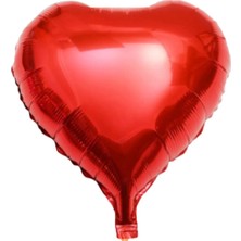 Reila Kırmızı Kalp Folyo Balon 45 cm 1 Adet