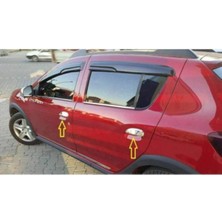 Aktif Oto Krom Dacia Sandero Stepway Kapı Kolu 4 Kapı Krom 2012 +