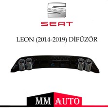 Mm Oto Seat Leon Difüzör 2012 - 2016 Piano Black 4 Egzozlu