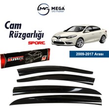 Sunplex Renault Fluence Mugen Cam Rüzgarlık