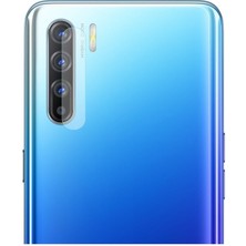 Zebana Oppo A91 Kamera Lens Koruma Camı Şeffaf