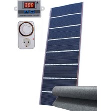 Oxa 80X75 cm Dijital Termostatlı Keçeli Zaman Saatli Halı Altı Karbon Film Isıtıcı