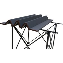 Gray Wolf Alüminyum Katlanır Masa Balkon-Bahçe-Kamp-Piknik Masası (Taşıma Çantalı) GW-S102