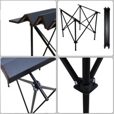 Gray Wolf Alüminyum Katlanır Masa Balkon-Bahçe-Kamp-Piknik Masası (Taşıma Çantalı) GW-S102