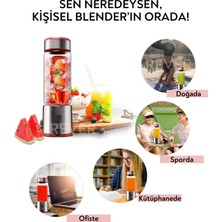 Rever 450ML Şarjlı Kişisel Blender Taşınabilir Smoothies Shake'n Cook & Eat