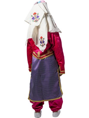 Köylü Kostüm Zeybek Kız Çocuk Kostümü