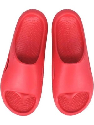 Crocs 208392-MELLOW Slıde 6WC-VARSITY Red Kadın Terlik