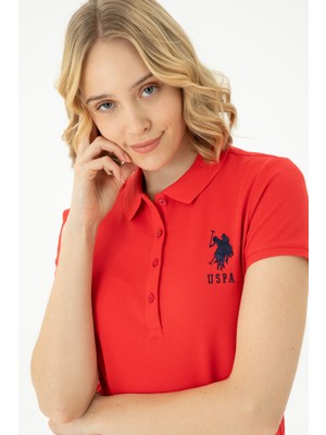 U.S. Polo Assn. Kadın Kırmızı Elbise (Örme) 50262697-VR030