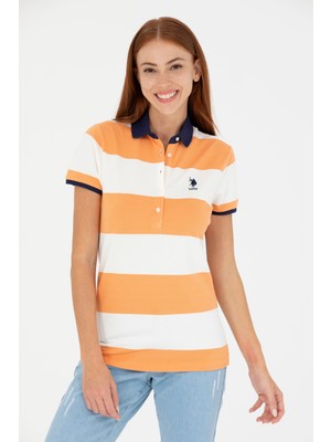 U.S. Polo Assn. Kadın Turuncu Tişört 50262960-VR051