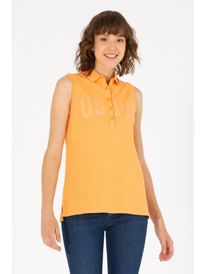 U.S. Polo Assn. Kadın Turuncu Tişört 50262966-VR051