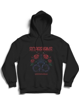 The Fame Scorpions, Unbreakable, Rock Metal Müzik Grubu Kapüşonlu Sweatshirt Hoodie
