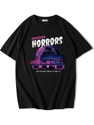 BRZ Collection Oversize Downtown Horrors T-Shirt